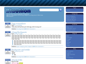 bluemon-wordpress-theme